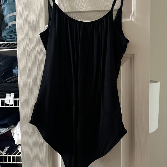 J. Crew Drapey wrap-front cami bodysuit S Black - Picture 3 of 4